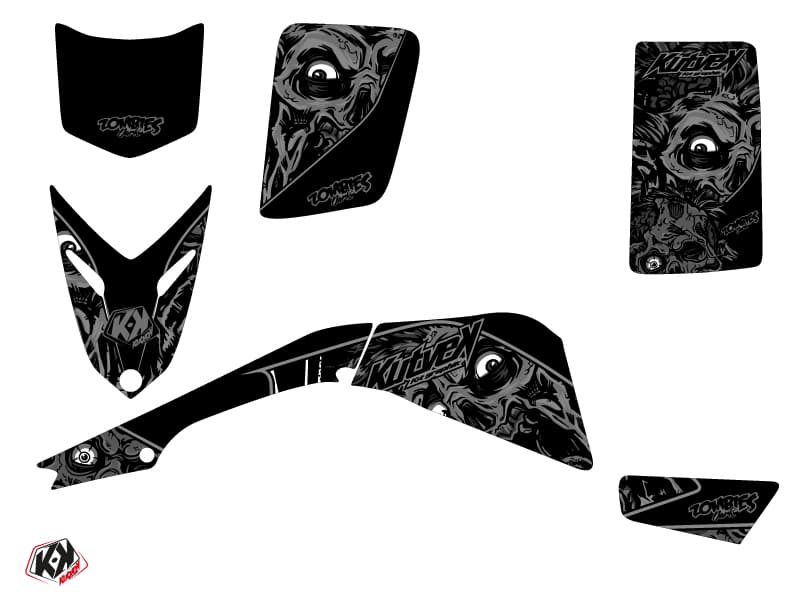 kit decorativo quad zombies dark yamaha blaster nero | Yamaha | Kutvek - View 2