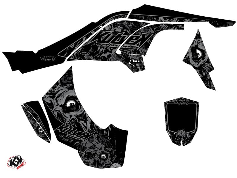 kit graphique quad can-am ds 450 zombies dark noir | Can am | Kutvek - View 2