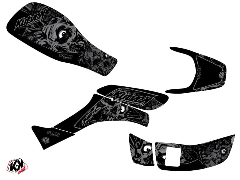 kit decorativo quad zombies dark honda ex 400 nero | Honda | Kutvek - View 2