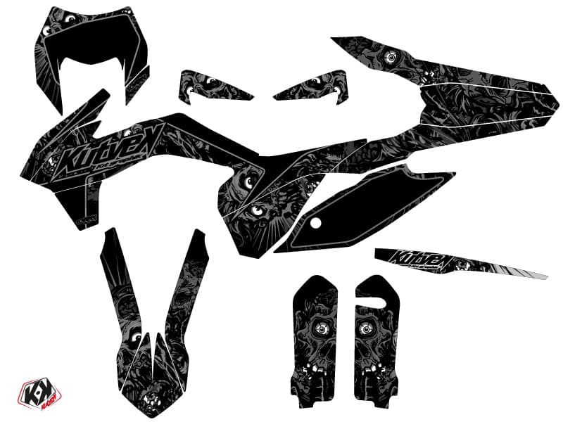 deko-set moto-cross zombies dark ktm exc-excf schwarz | KTM | Kutvek - View 2