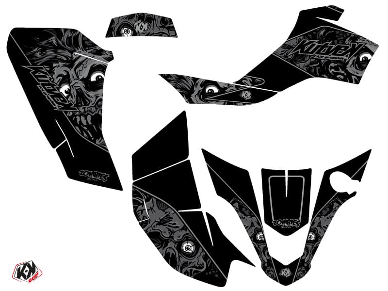 Kit graphique Quad Zombies Dark Suzuki Z 50 Noir | Suzuki | Kutvek - View 2