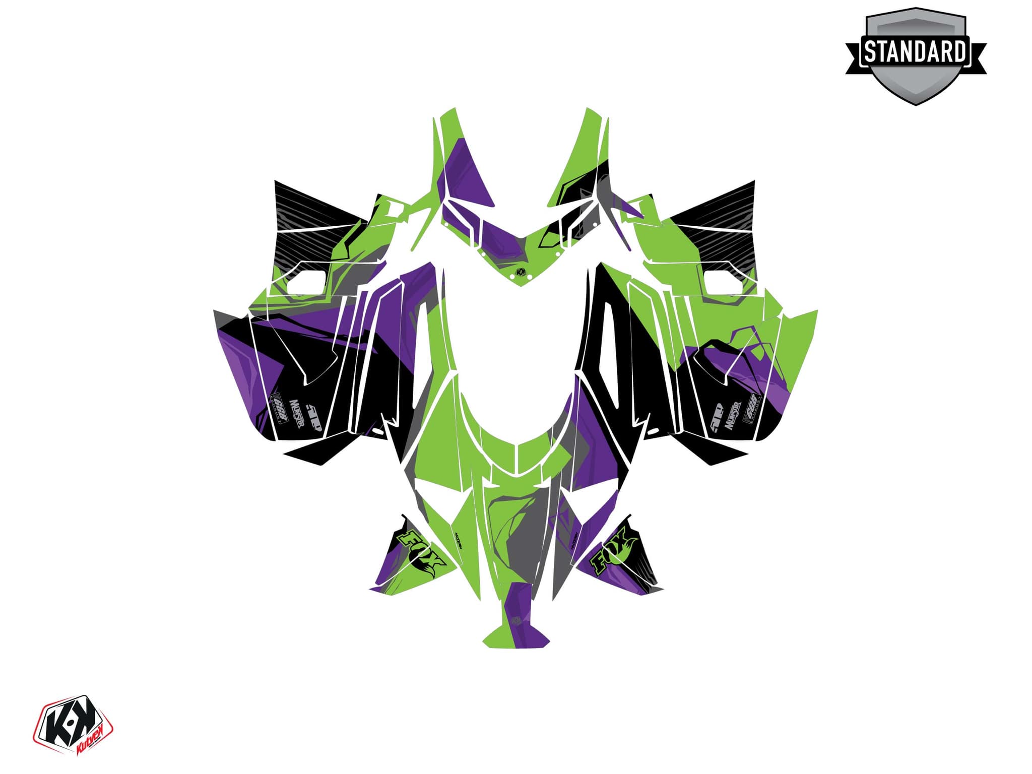 Kit graphique Motoneige ARCTIC CAT NORSEMAN X 8000 KLIFF Mauve | Arctic Cat | Kutvek - View 2