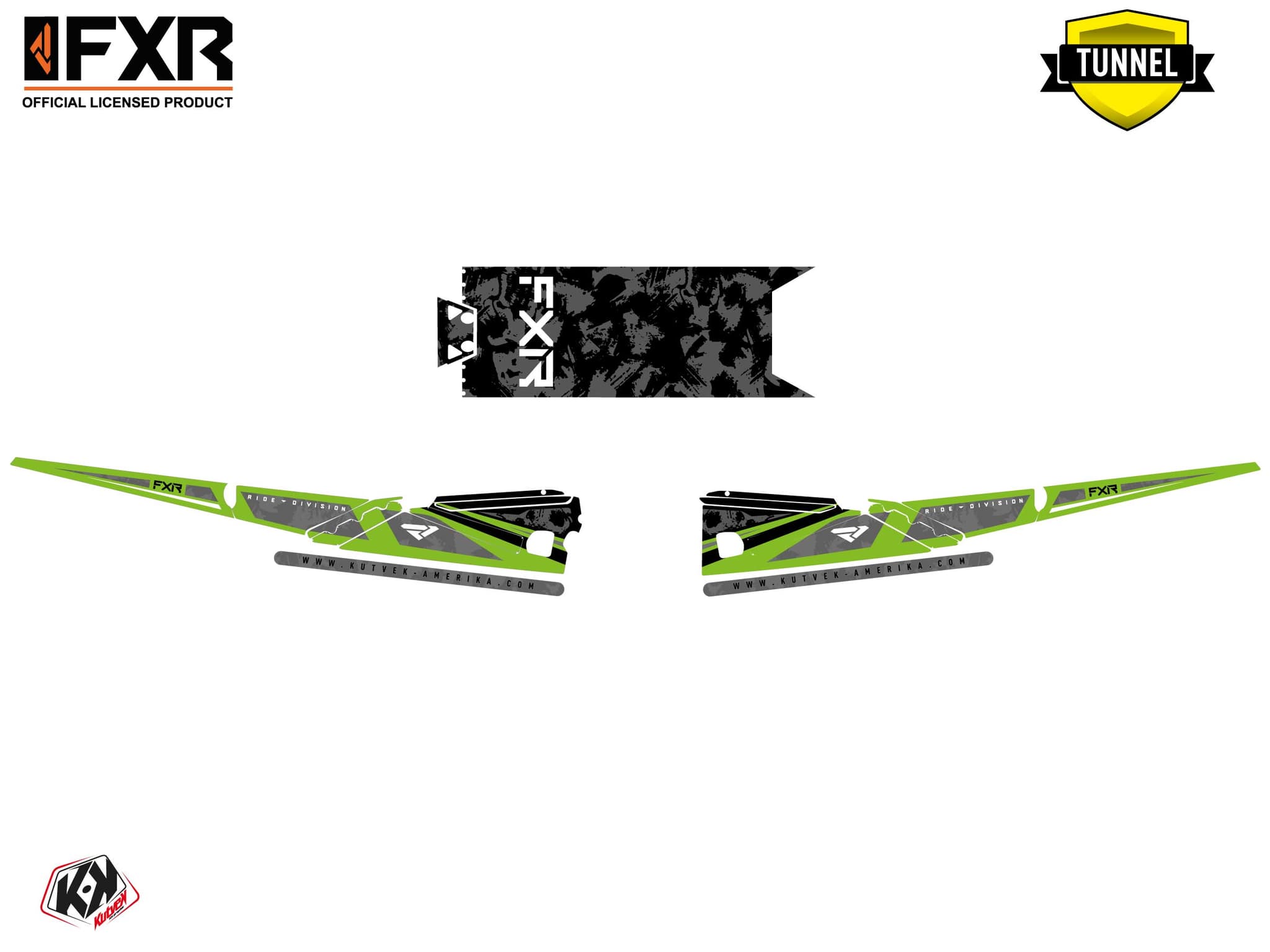 Kit graphique Motoneige ARCTIC CAT NORSEMAN X 8000 LIKENS Vert | Arctic Cat | Kutvek - View 5