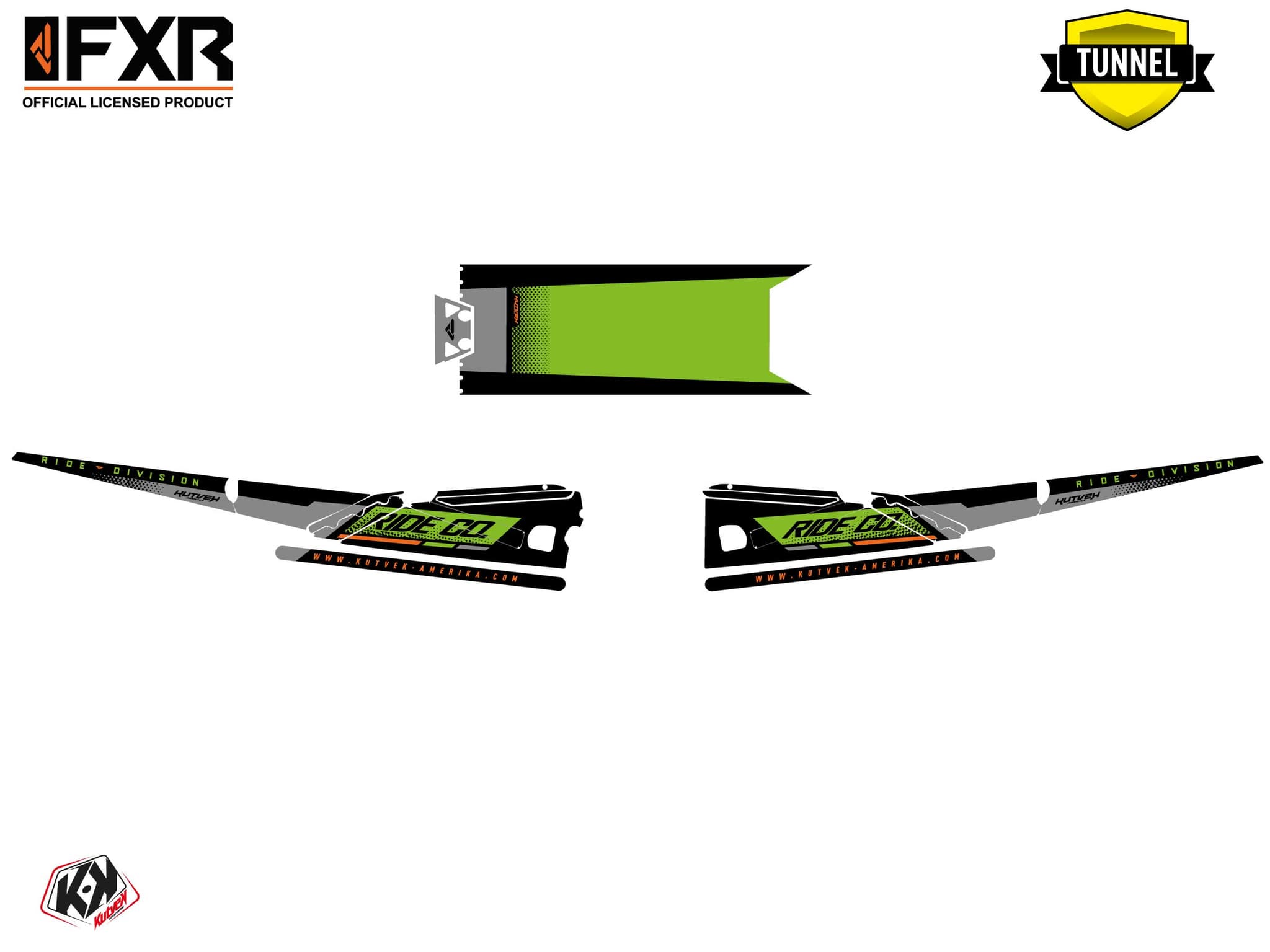 Kit graphique Motoneige ARCTIC CAT NORSEMAN X 8000 SKAL Vert | Arctic Cat | Kutvek - View 5