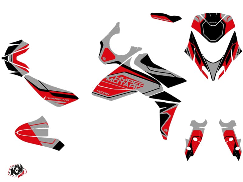 kit decorativo moto corsa ducati hypermotard nero | Ducati | Kutvek - View 2