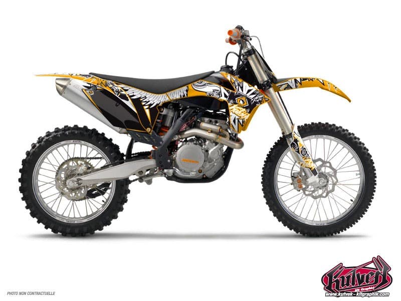 deko-set moto-cross demon ktm exc-excf