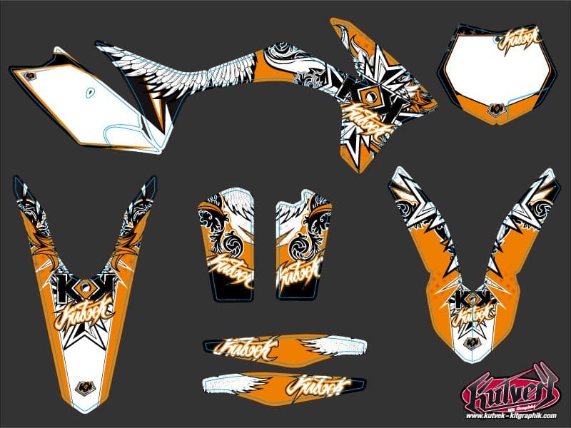 deko-set moto-cross demon ktm exc-excf | KTM | Kutvek - View 2