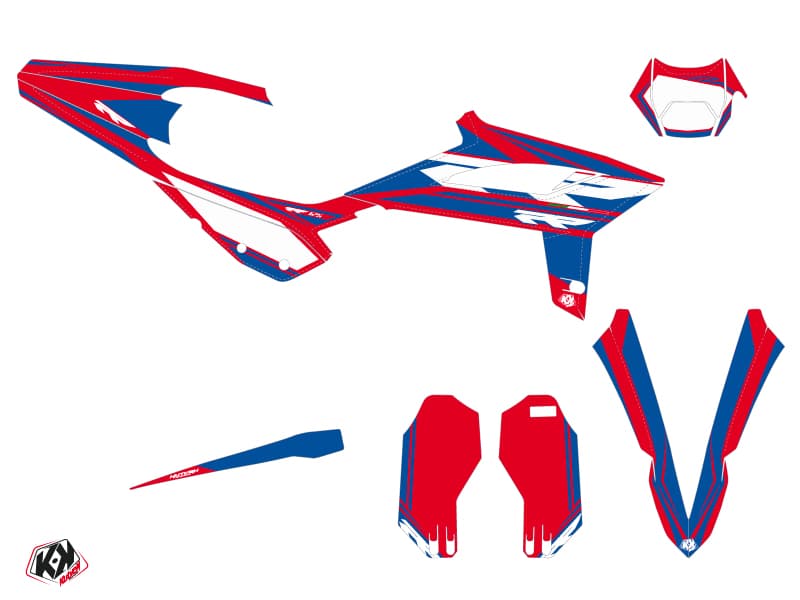 kit decorativo moto-cross firenze beta rr 2t 125 rosso blu | Beta | Kutvek - View 2