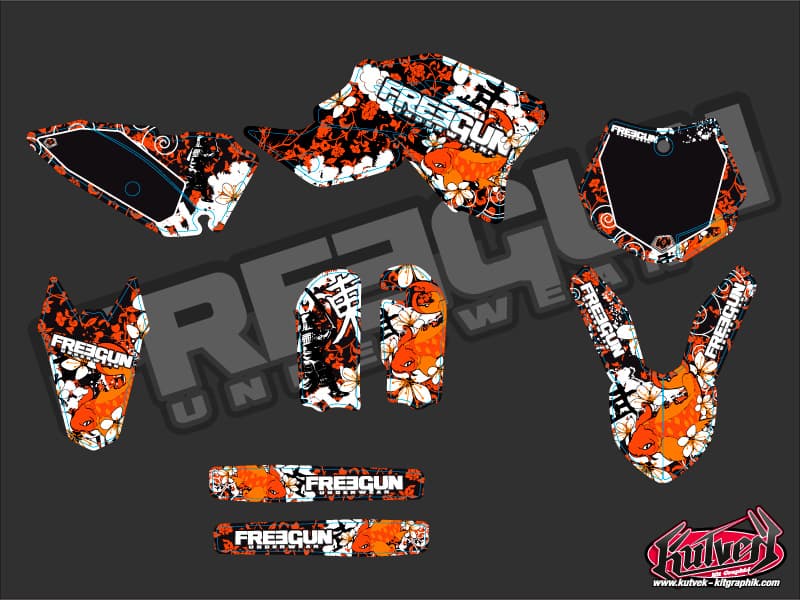 deko-set moto-cross ktm sx 65 freegun replica | KTM | Kutvek - View 2