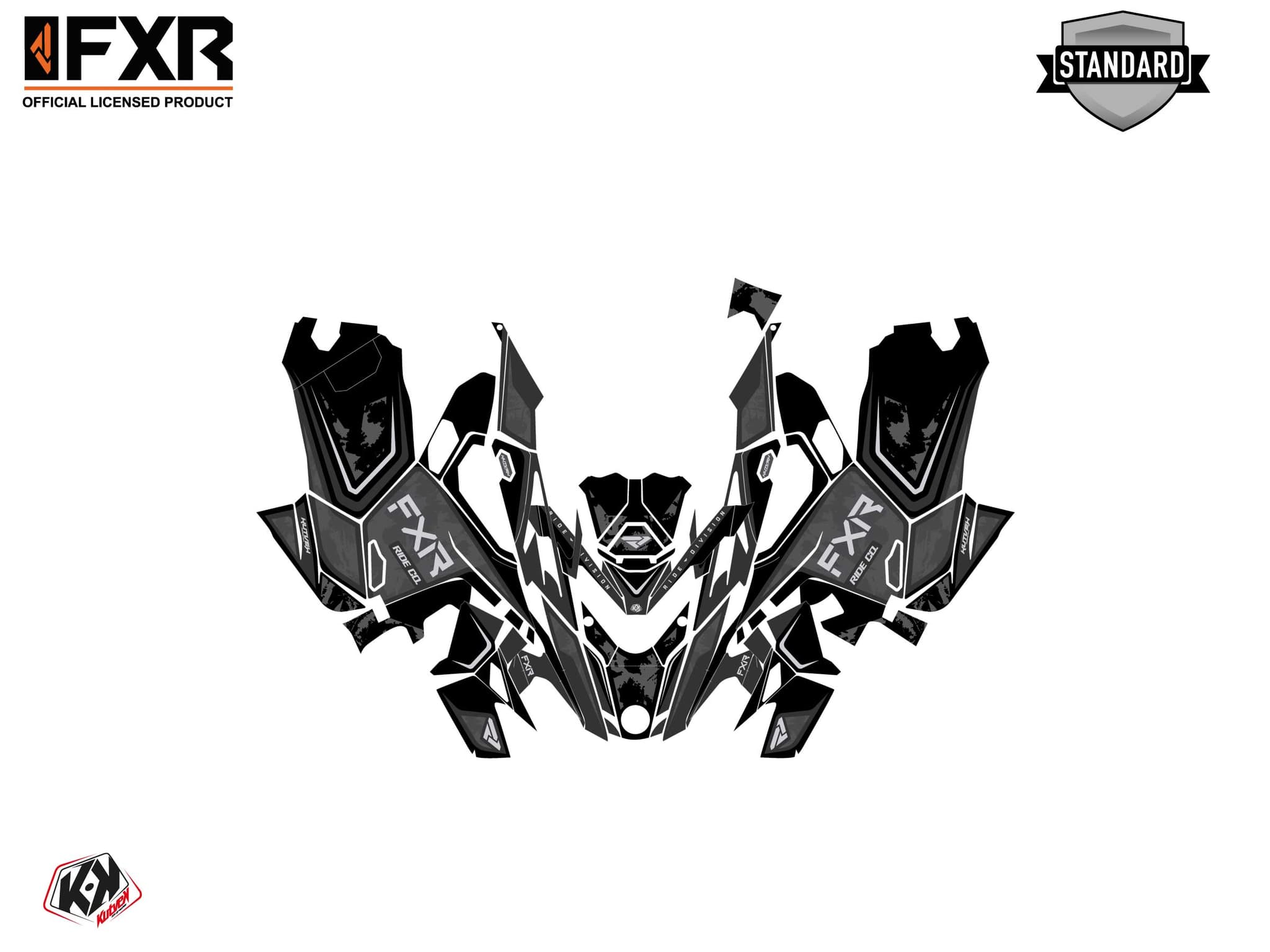 Kit graphique Motoneige LYNX SHREDDER DS LIKENS Noir | Lynx | Kutvek - View 2