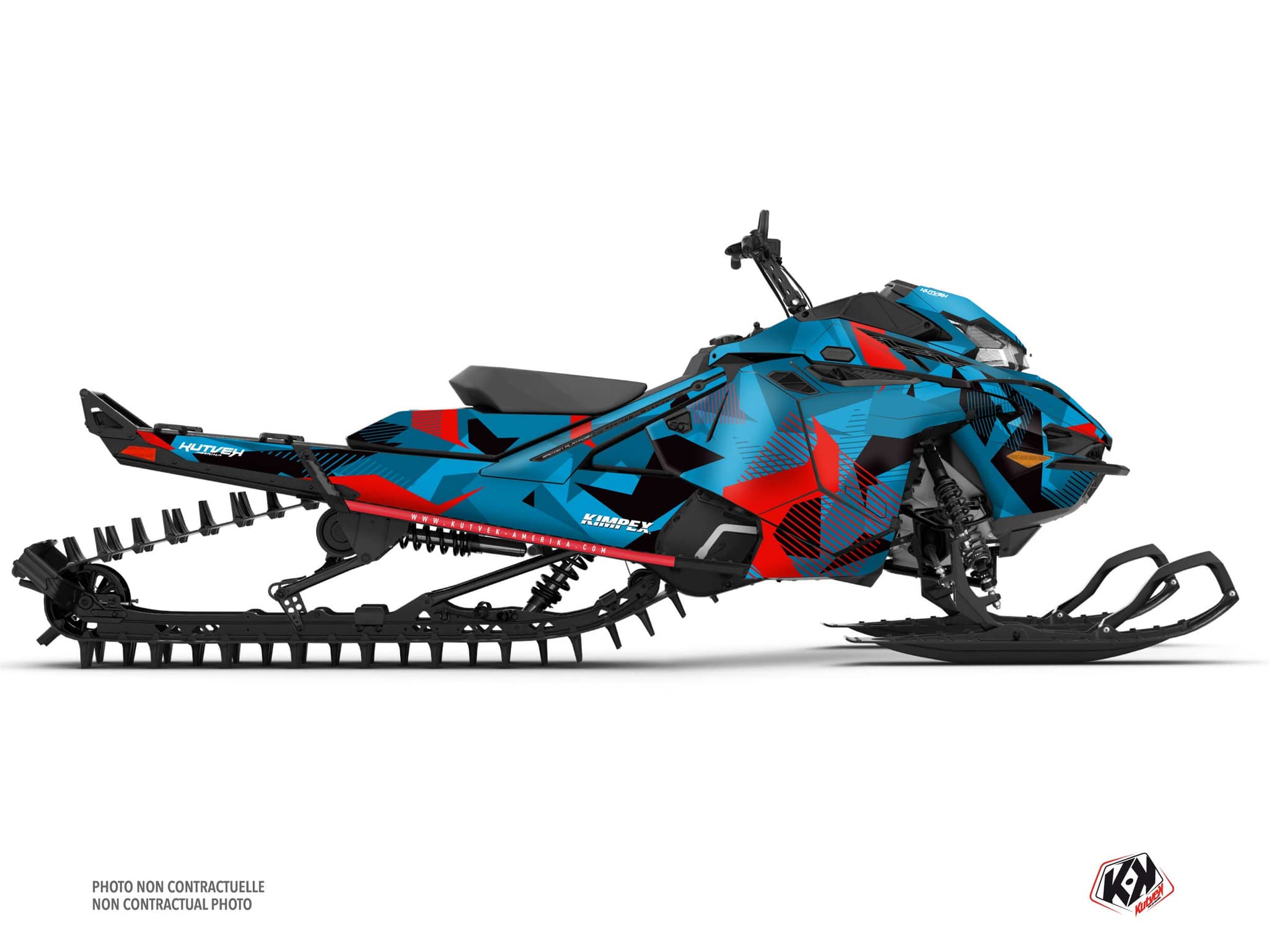 Kit decorativo Mota de neve LYNX SHREDDER DS UNIT Azul