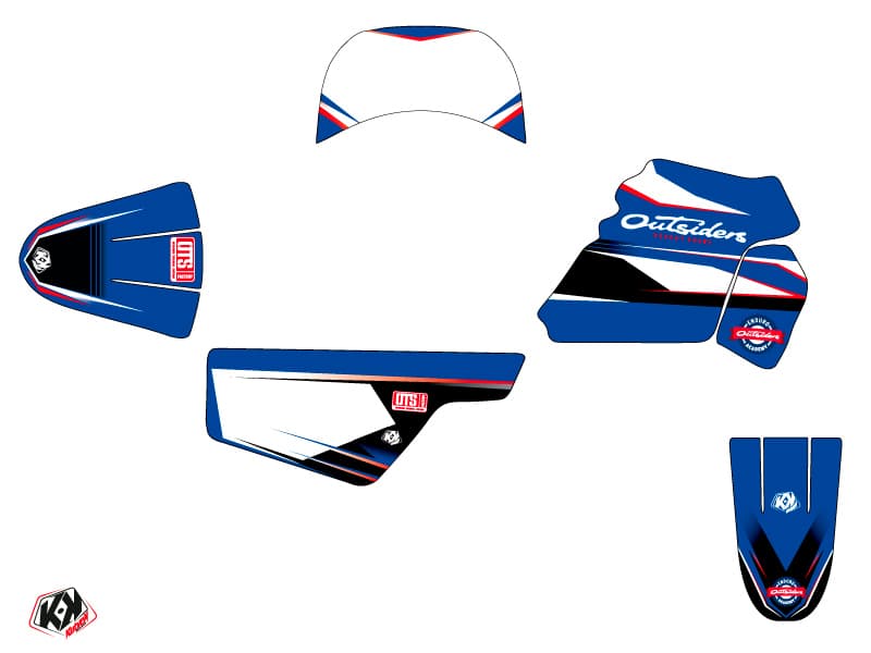 kit graphique motocross yamaha pw 50 outsiders academy 2018 | PW 50 | Kutvek - View 2