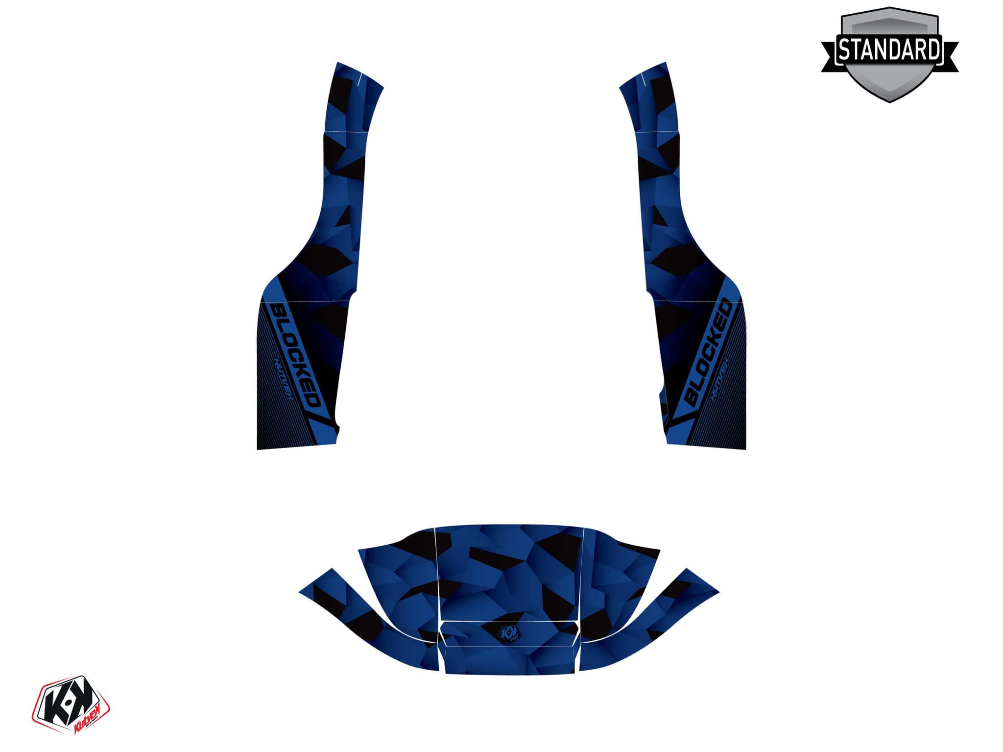 deko-set  blocked blau golfwagen yamaha g 29 | Yamaha | Kutvek - View 2