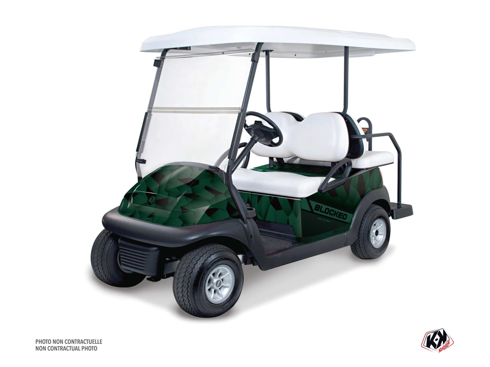 kit graphique golf cart yamaha umx ac blocked vert