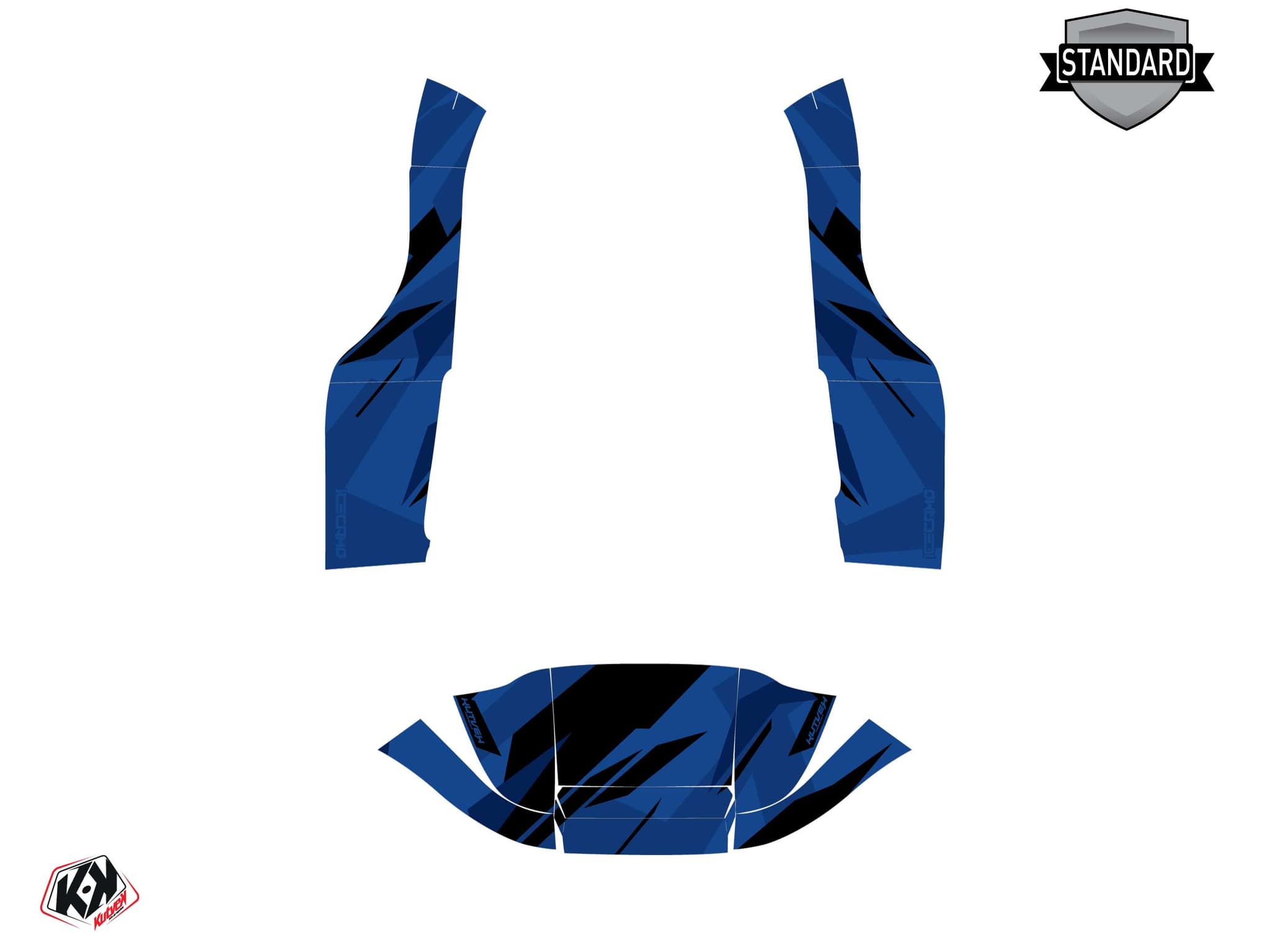 kit graphique golf cart club car precedent icecamo bleu | Club Car | Kutvek - View 2