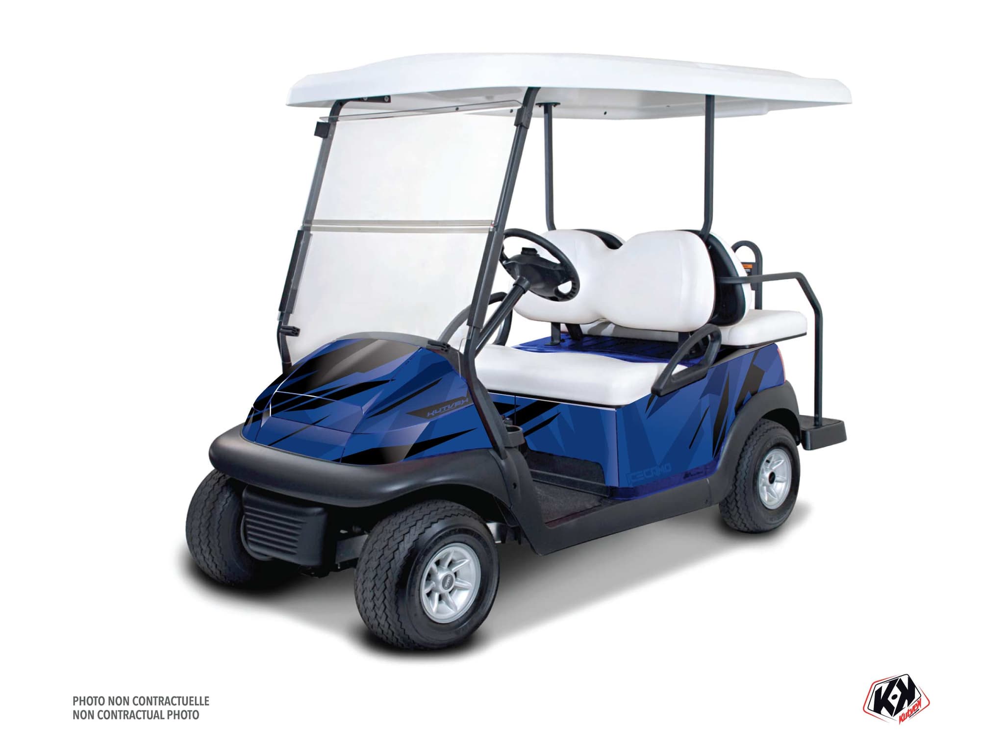 kit graphique golf cart yamaha umx ac icecamo bleu
