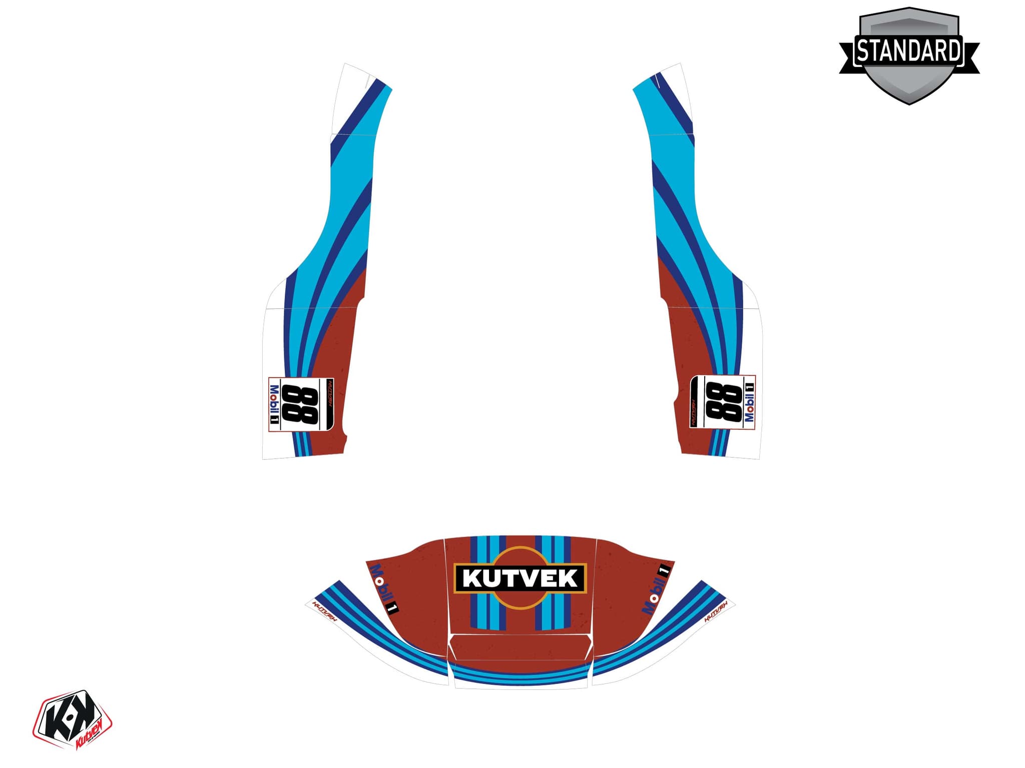 deko-set golf cart club car precedent f150 martini rot | Club Car | Kutvek - View 2