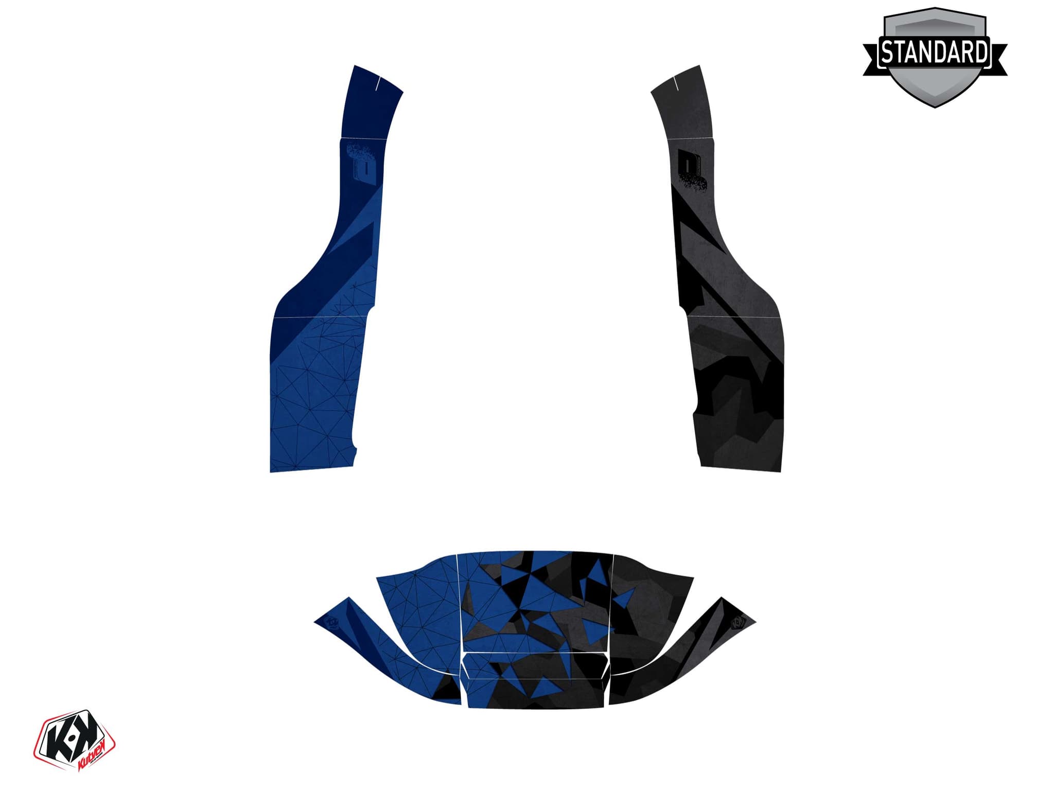 kit graphique golf cart yamaha g 29 paddock bleu | Yamaha | Kutvek - View 2