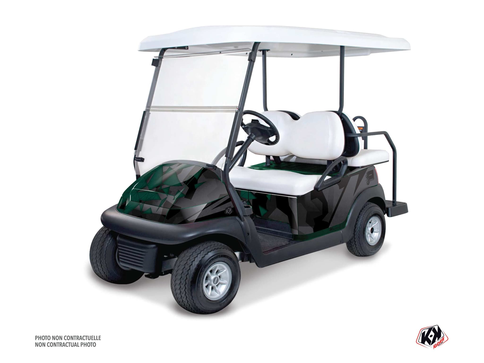 kit graphique golf cart yamaha g 29 paddock vert