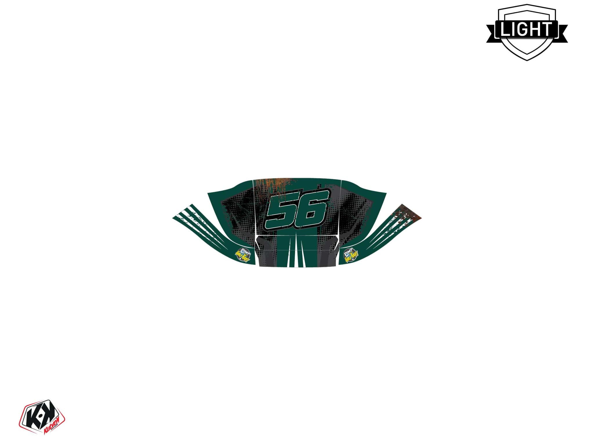 kit decorativo golf cart ezgo txt rust nascar verde | Ezgo | Kutvek - View 4