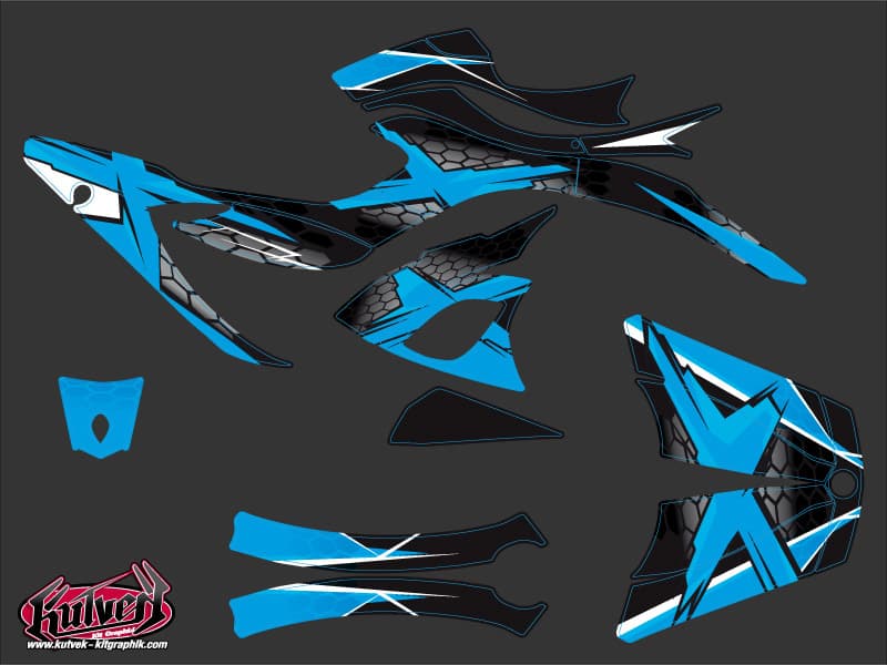 kit graphique  replica bleu hybride can-am spyder rs | Can am | Kutvek - View 2