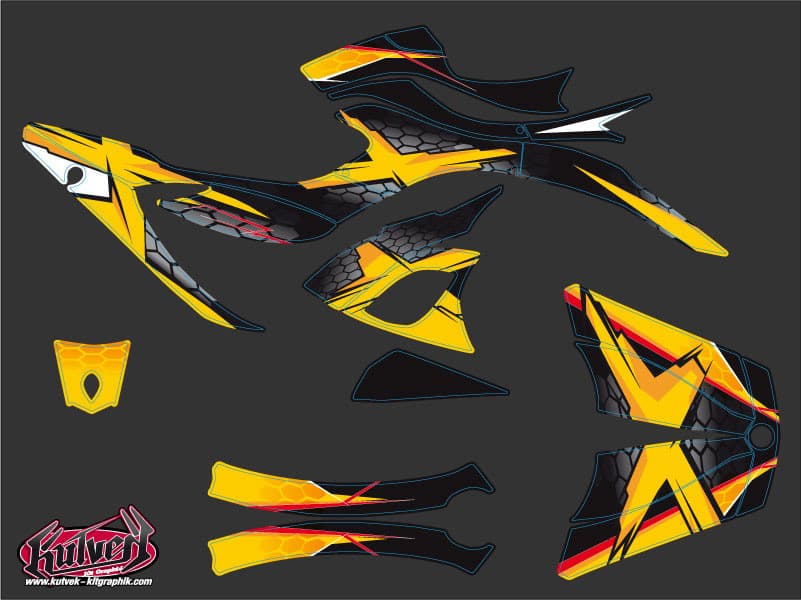 kit decorativo  replica giallo triciclo can-am spyder rs | Can am | Kutvek - View 2