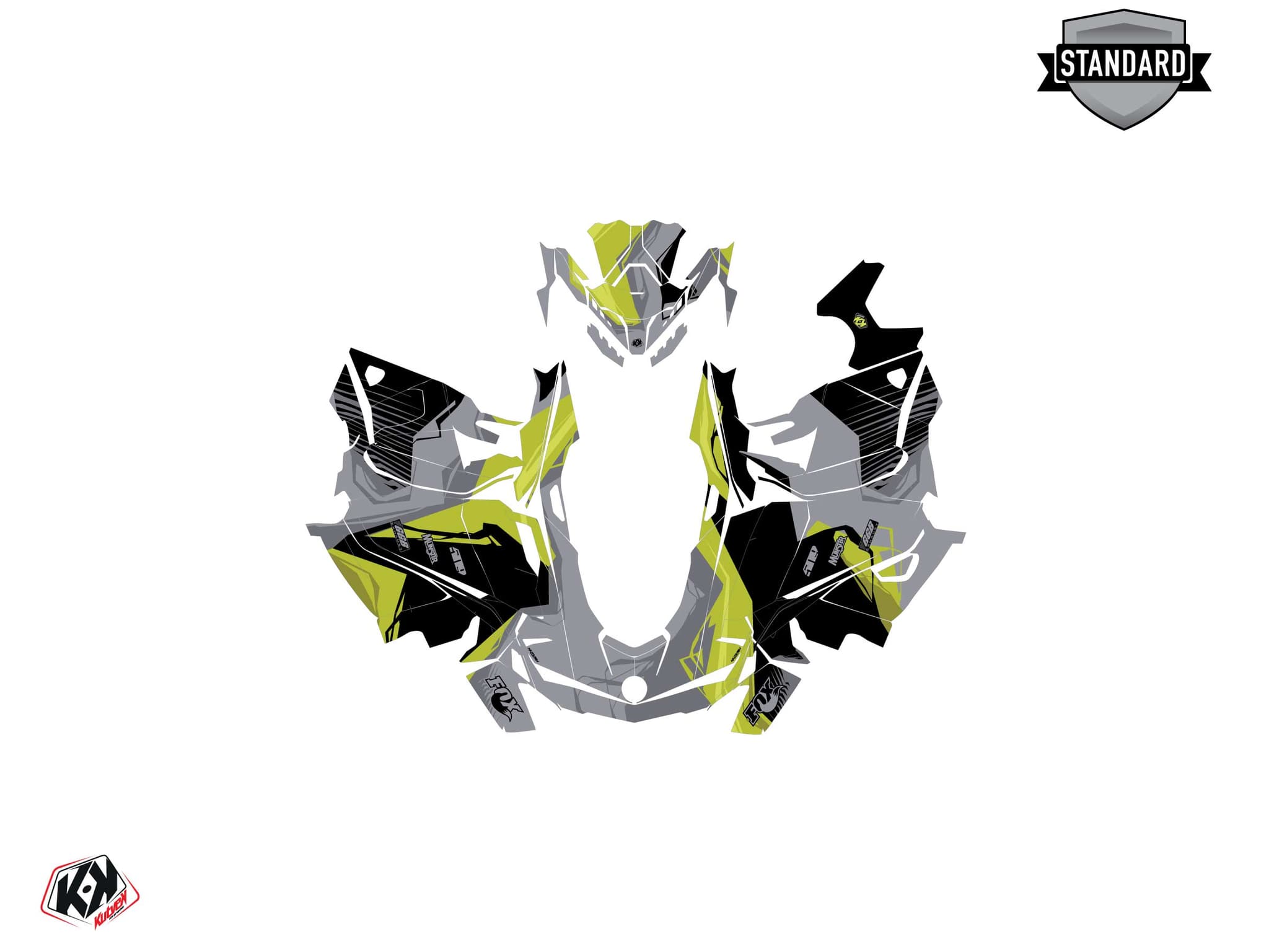 Kit graphique Motoneige SKIDOO BACKCOUNTRY SPORT KLIFF Vert | Skidoo | Kutvek - View 2