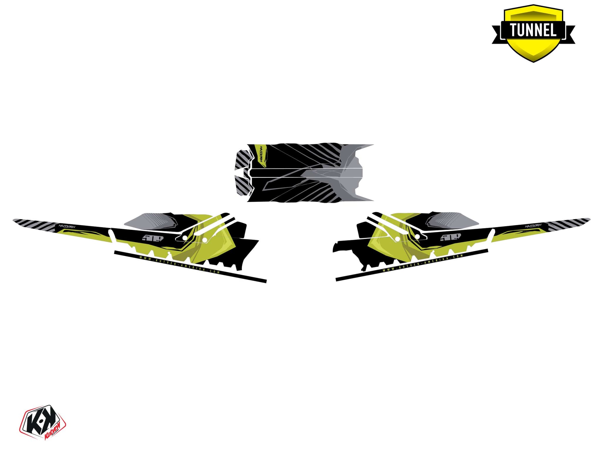 Kit graphique Motoneige SKIDOO BACKCOUNTRY SPORT KLIFF Vert | Skidoo | Kutvek - View 5