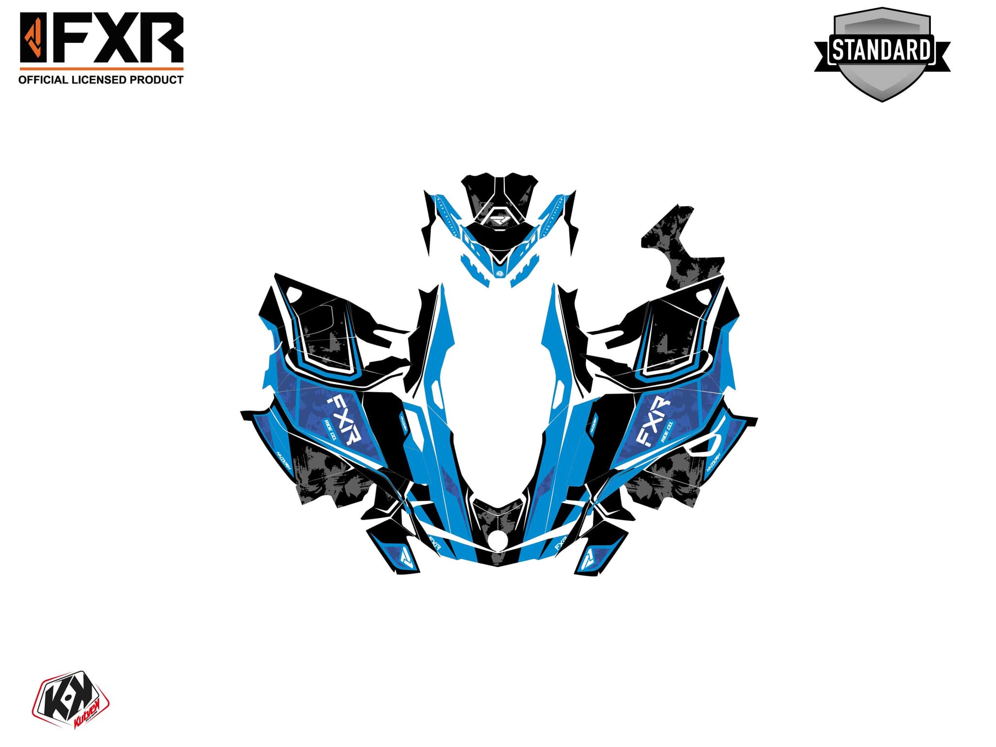Kit graphique Motoneige SKIDOO BACKCOUNTRY SPORT LIKENS Bleu | Skidoo | Kutvek - View 2