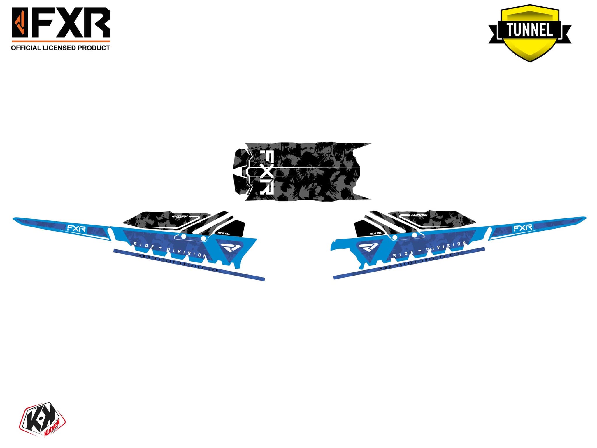 Kit graphique Motoneige SKIDOO BACKCOUNTRY SPORT LIKENS Bleu | Skidoo | Kutvek - View 5