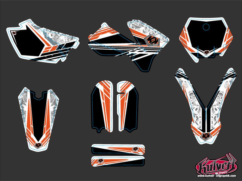 deko-set moto-cross ktm sx 85 spirit replica | KTM | Kutvek - View 2