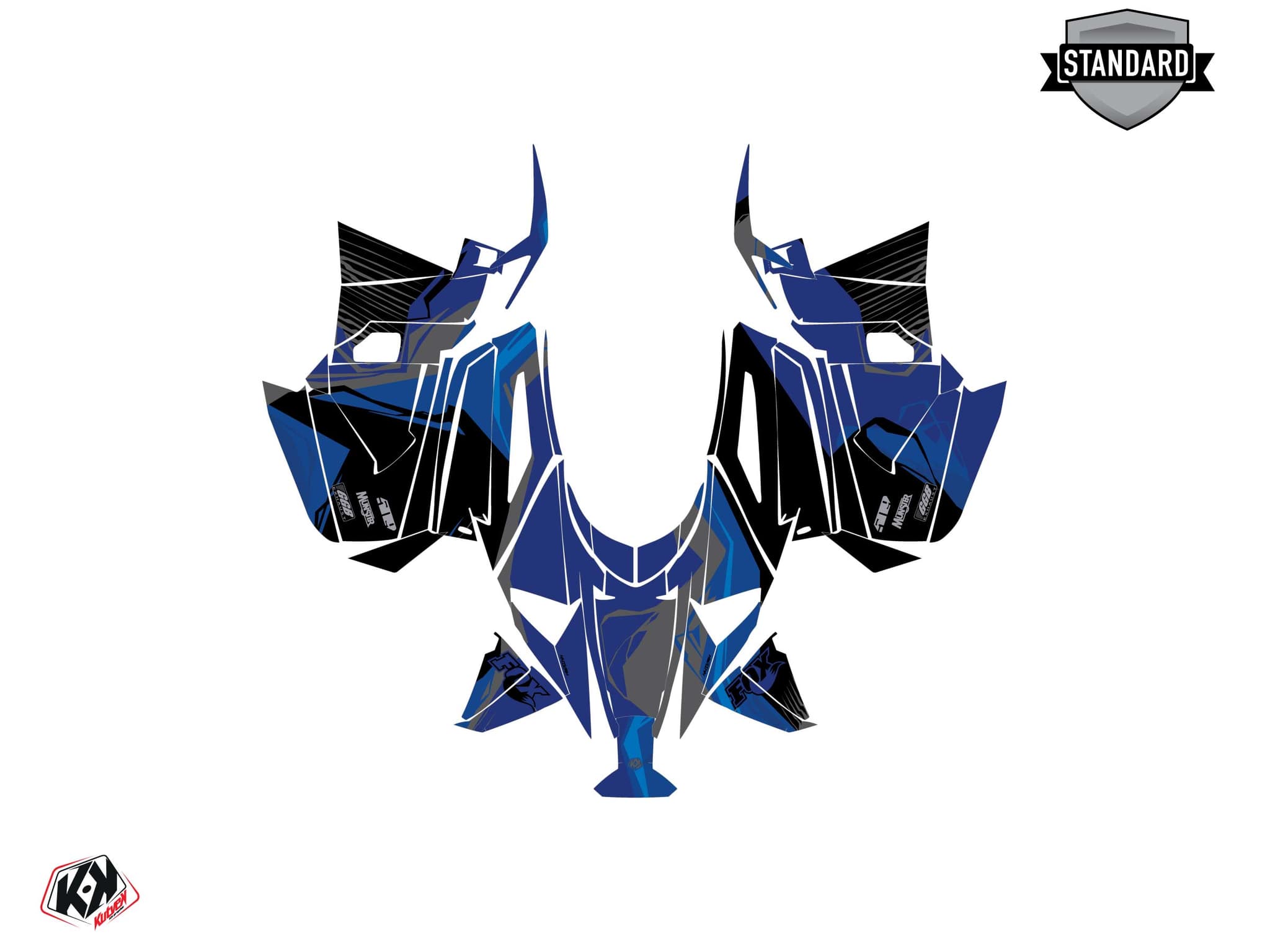 Kit de decoración Motonieve YAMAHA MOUNTAIN MAX LE KLIFF Azul | Yamaha | Kutvek - View 2