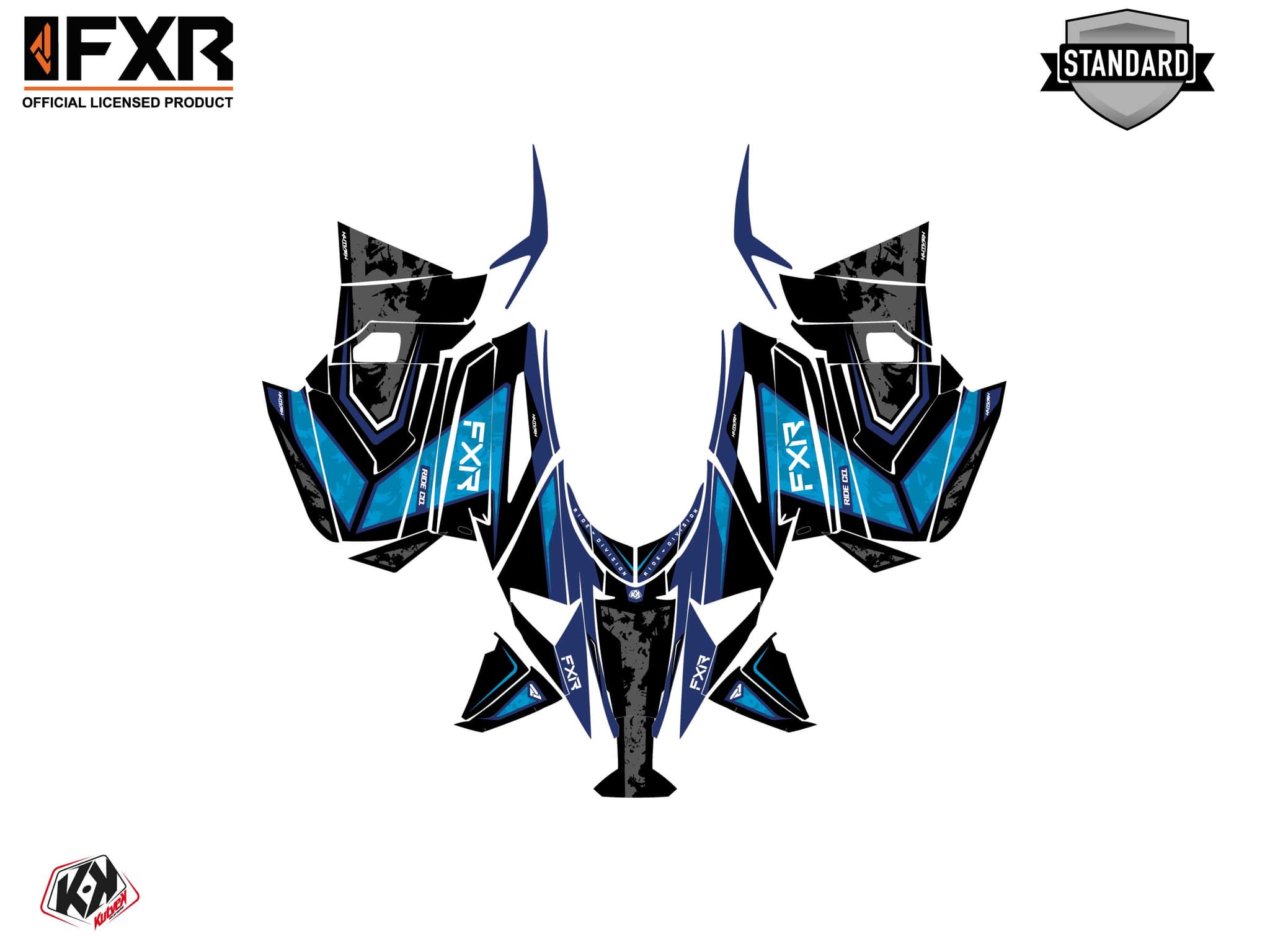 Kit de decoración Motonieve YAMAHA MOUNTAIN MAX LE LIKENS Azul | Yamaha | Kutvek - View 2