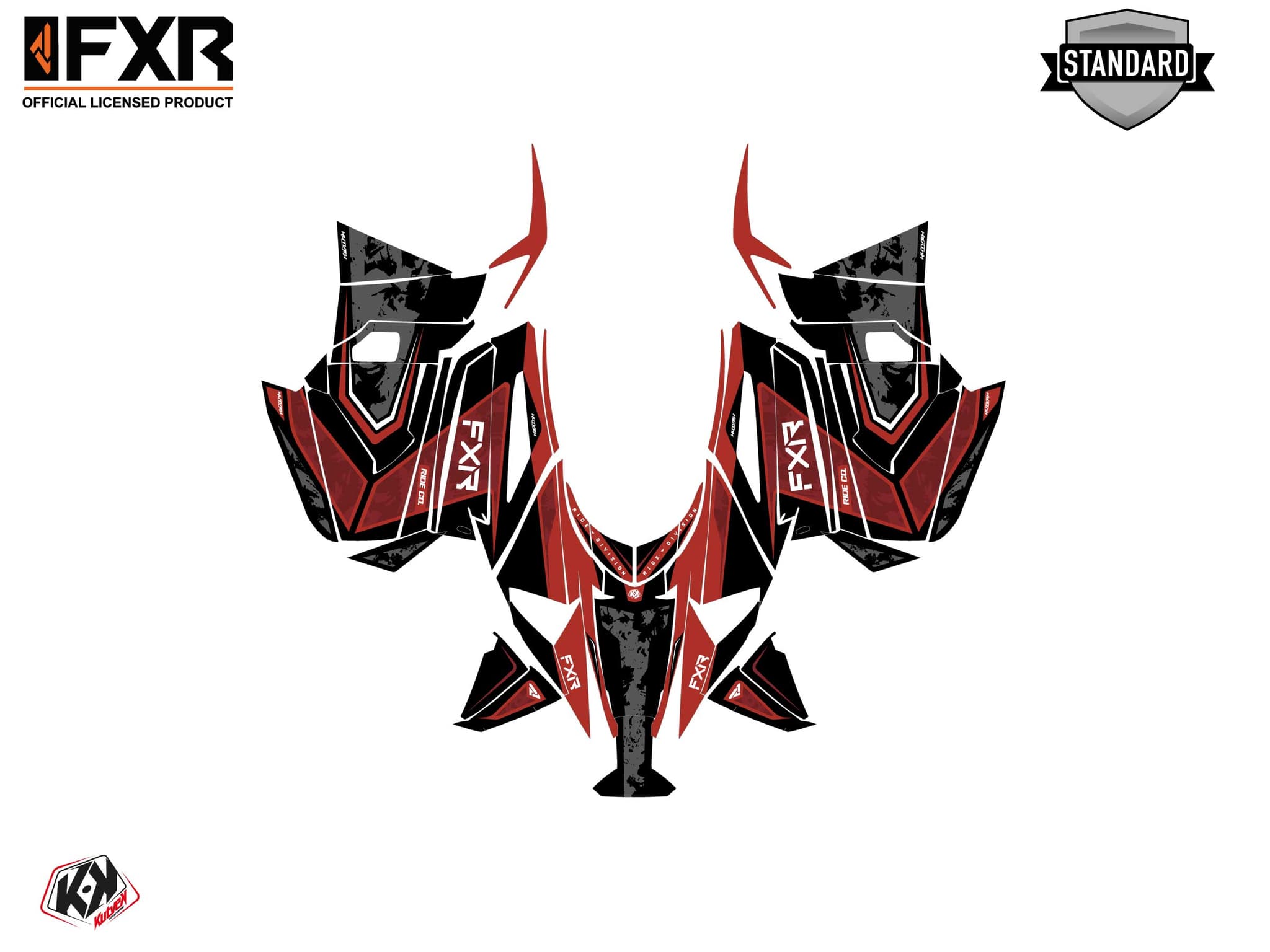 Kit de decoración Motonieve YAMAHA MOUNTAIN MAX LE LIKENS Rojo | Yamaha | Kutvek - View 2