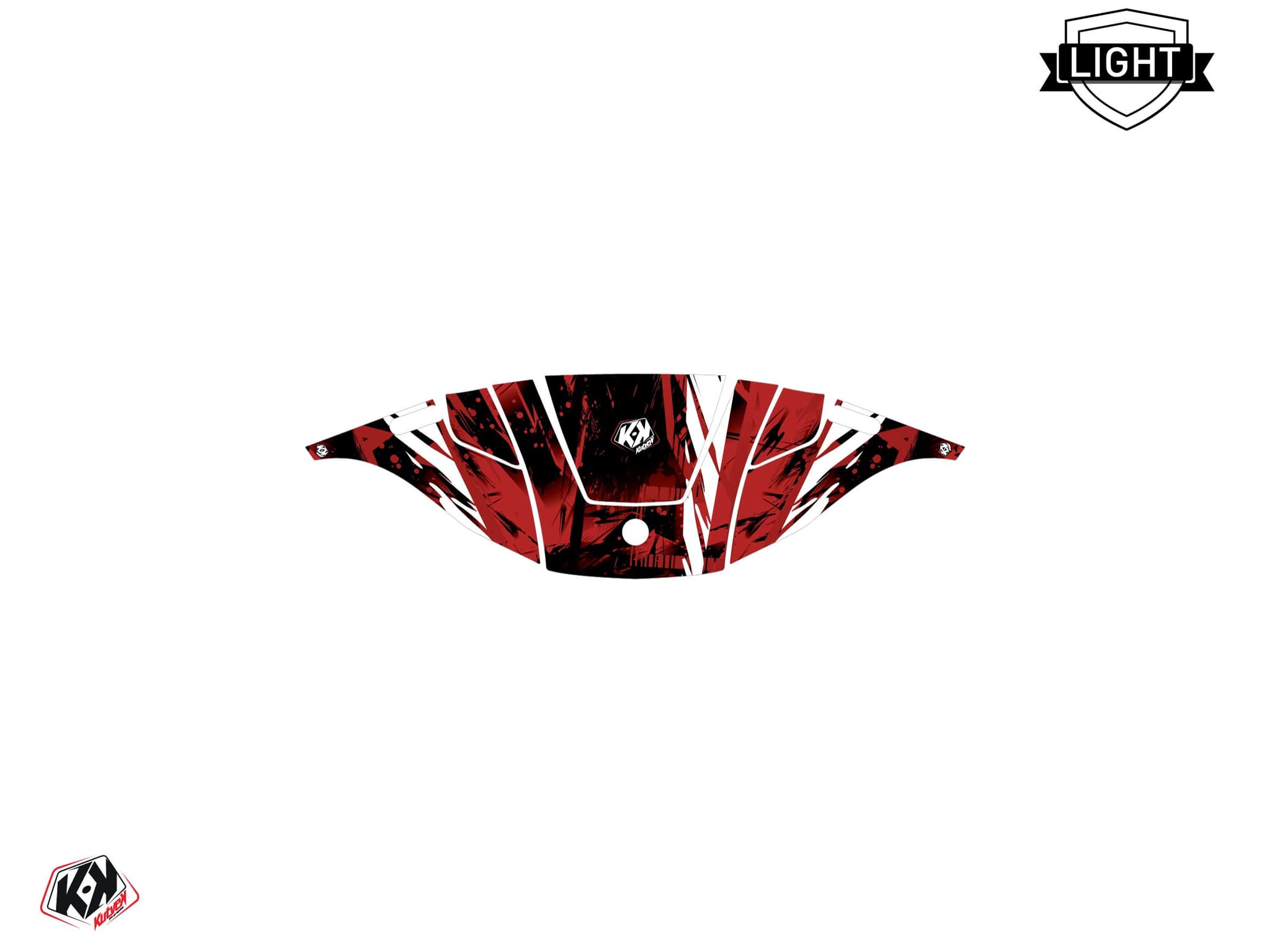 kit graphique  wild rouge golf cart yamaha g 29 | Yamaha | Kutvek - View 2