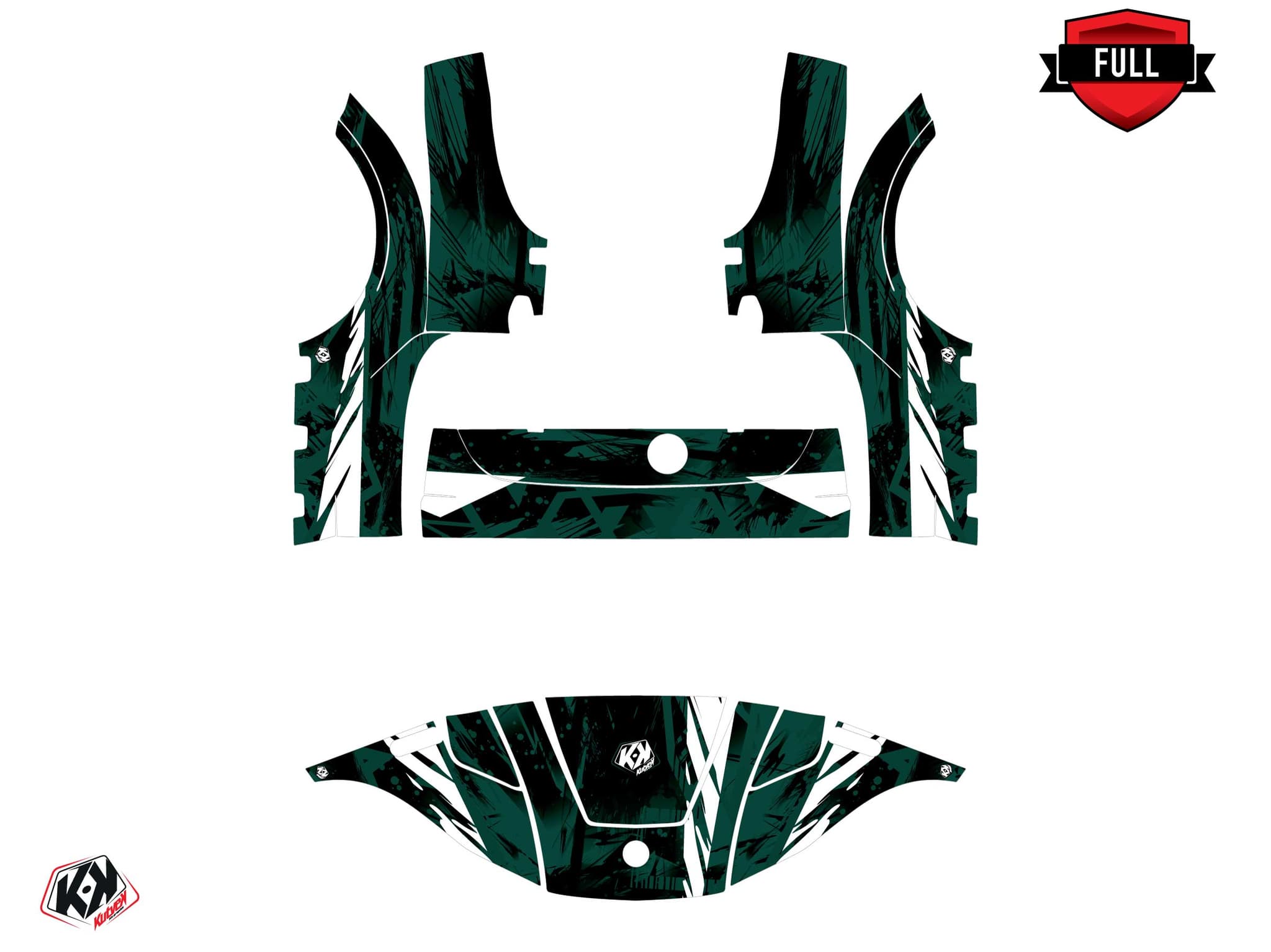 kit decorativo  wild verde veicoli da golf yamaha g 29 | Yamaha | Kutvek - View 4