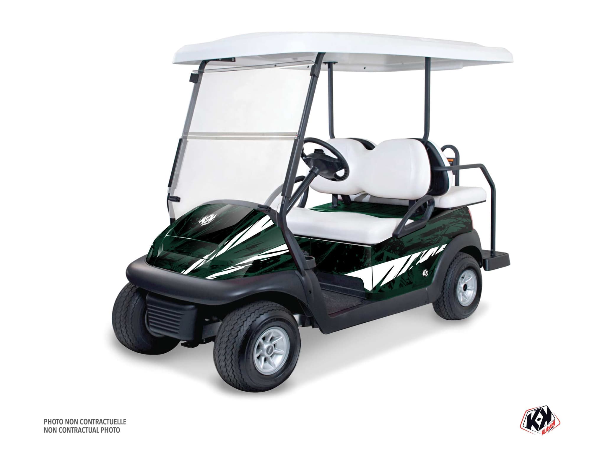kit graphique  wild vert golf cart yamaha g 29
