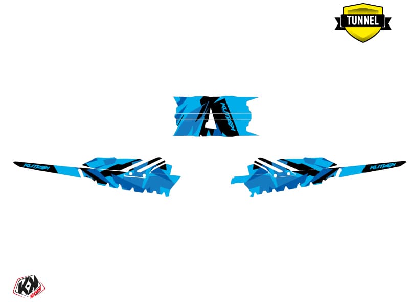 snowmobile skidoo backcountry sport icecamo blue  graphic kit | Skidoo | Kutvek - View 5