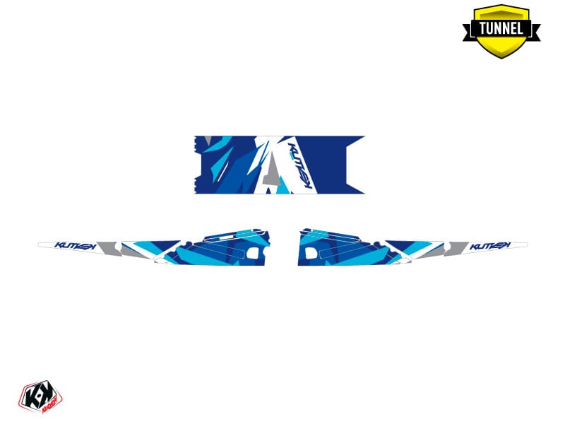 Snowmobile YAMAHA SIDEWINDER SRX ICECAMO Blue graphic kit | Yamaha | Kutvek - View 5
