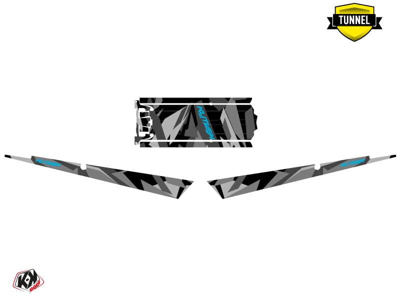Snowmobile POLARIS RMK PRO AXYS ICECAMO Black-Blue graphic kit | Polaris | Kutvek - View 5