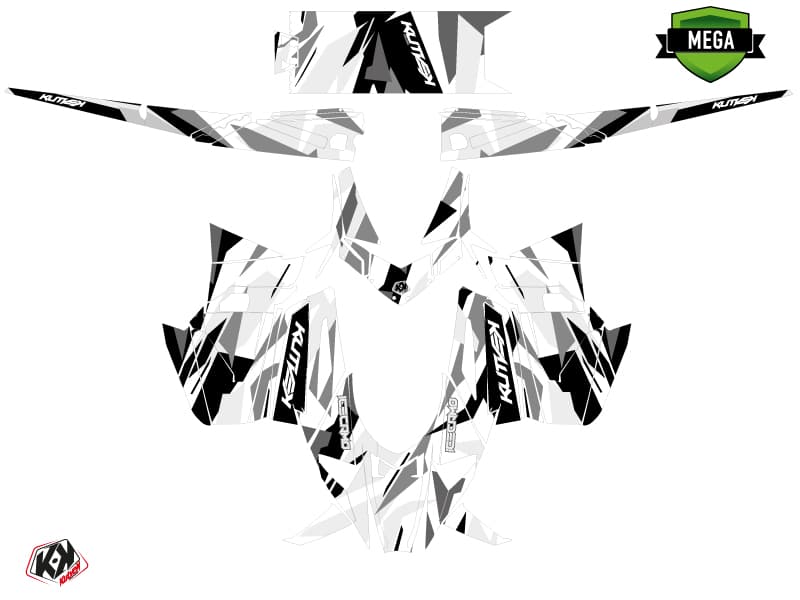 kit de decoración motoneige arctic cat m alpha one icecamo blanco | Arctic Cat | Kutvek - View 4