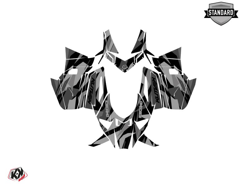 Kit graphique Motoneige ARCTIC CAT NORSEMAN X 8000 ICECAMO Noir | Arctic Cat | Kutvek - View 2