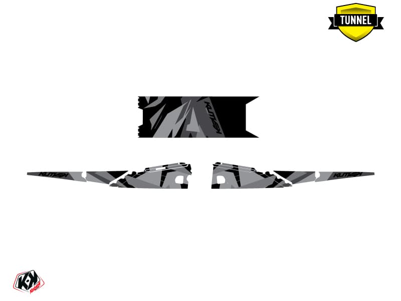 Snowmobile YAMAHA SIDEWINDER SRX ICECAMO Black graphic kit | Yamaha | Kutvek - View 5