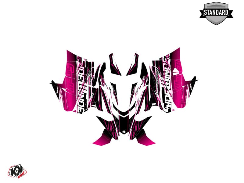 Snowmobile YAMAHA SIDEWINDER SRX MISSION Pink graphic kit | Yamaha | Kutvek - View 2