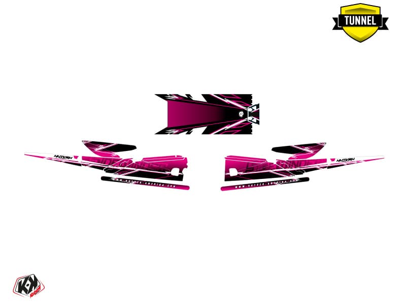 Snowmobile YAMAHA SIDEWINDER SRX MISSION Pink graphic kit | Yamaha | Kutvek - View 5