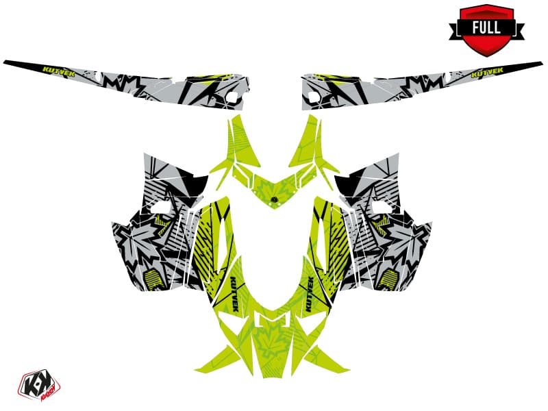 kit de decoración motoneige arctic cat m alpha one requiem gris-verde | Arctic Cat | Kutvek - View 3