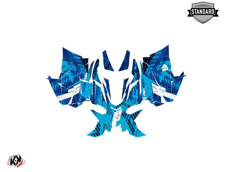 Snowmobile YAMAHA SIDEWINDER SRX REDROCK Blue graphic kit | Yamaha | Kutvek - View 2