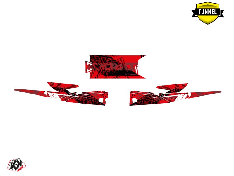 Snowmobile YAMAHA SIDEWINDER SRX REDROCK Red graphic kit | Yamaha | Kutvek - View 5