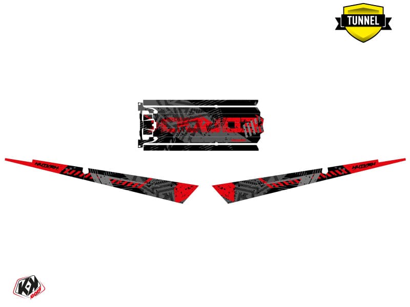 Snowmobile POLARIS RMK PRO AXYS REDROCK Black-Red graphic kit | Polaris | Kutvek - View 5