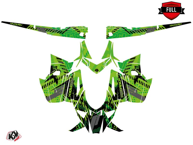kit de decoración motoneige arctic cat m alpha one redrock verde | Arctic Cat | Kutvek - View 3